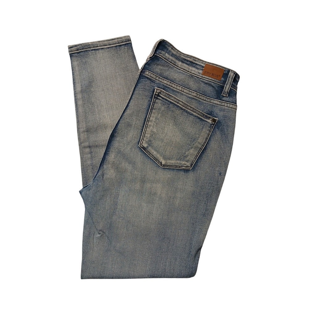 Judy Blue Skinny Fit Medium Wash Stretch Jeans JB82190LT Blue Women's 15/32